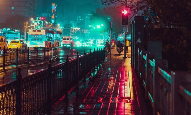 雨夜没有声响